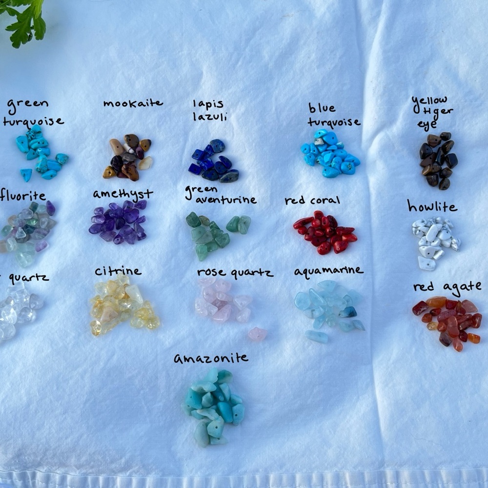 Assorted Gemstone Rings, Handmade Wrapped Wire Rings - Picture 5 of 5